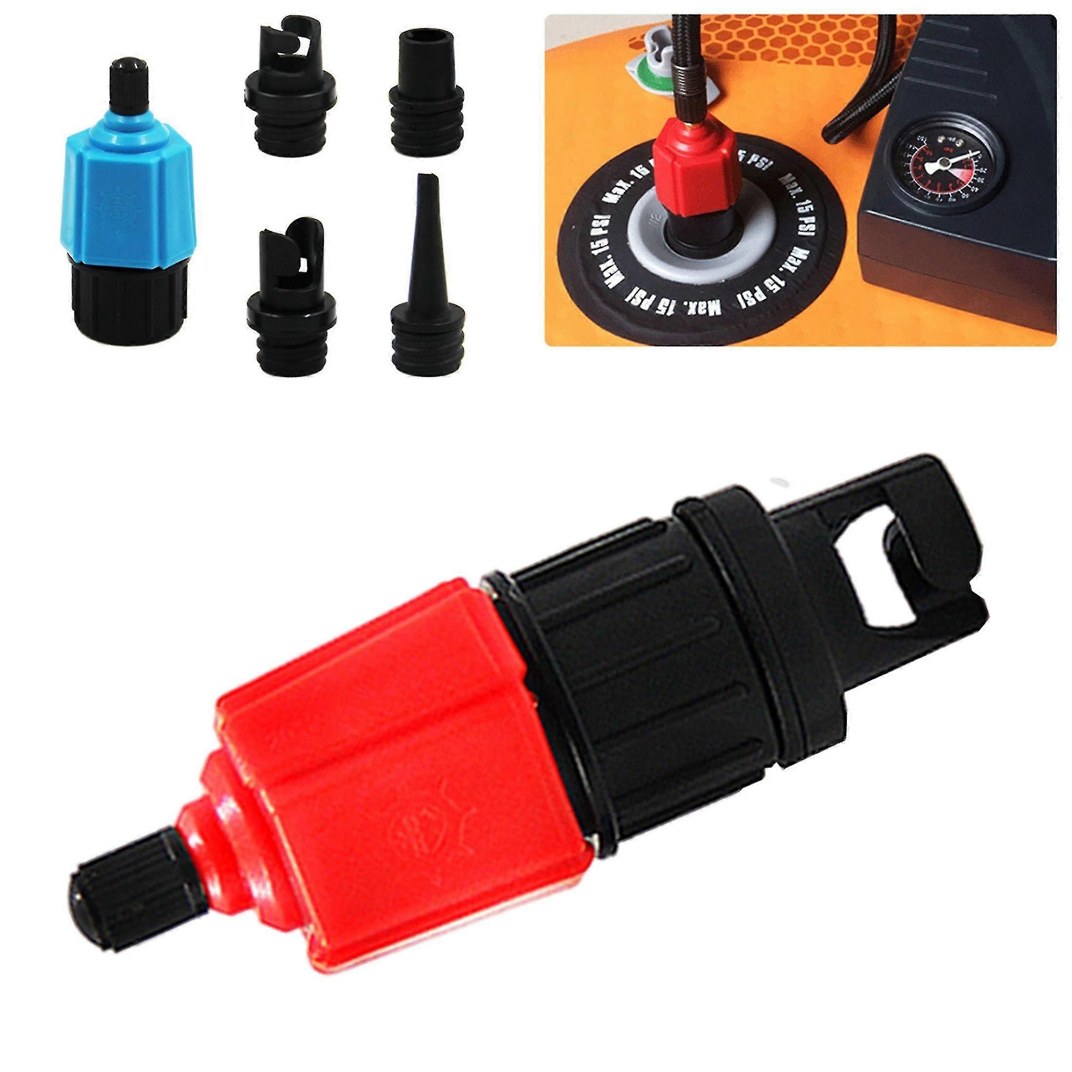 Sup Pump Adapter Inflatable Boat Air Valve Adaptor Paddle For Canoe Kayak