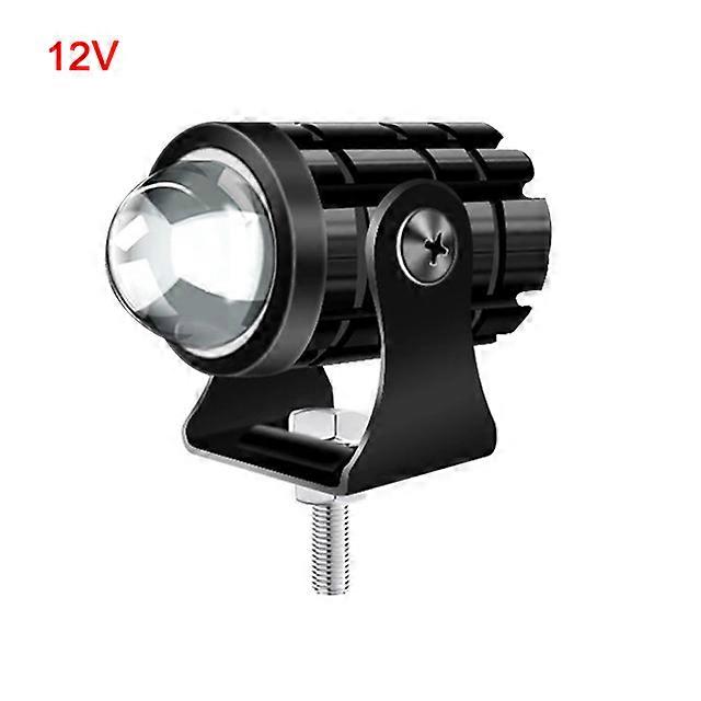 12V 24V Vehicle Lighting Motorcycle LED Headlight Vehicle Lighting Dual Color White Yellow ATV SUV Truck Driving Fog Lamp Motorbike Offroad Car Boat