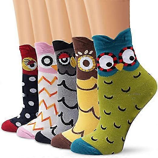 Women's Owl Design Socks