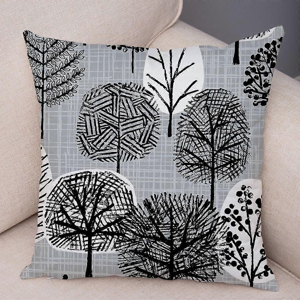 Tryck örngott Soffa Kuddfodral Design Stil -549