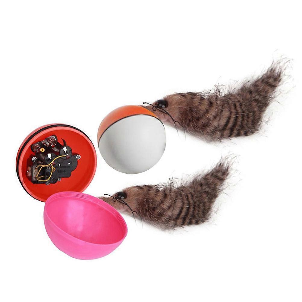 Comparer les prix de Beaver Ball Électrique Castor Belette Jouet Rolling Ball Water Mouse Jouet pour Chat Chiot Chien Sans Batterie (Couleur Aléatoire) 8.5*8.5*8.5cm