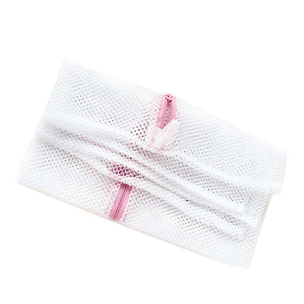 2Pcs Clothes Bra Underwear Laundry Bags Reusable Mesh Net Zipper Washing Pouch JiKaiX
