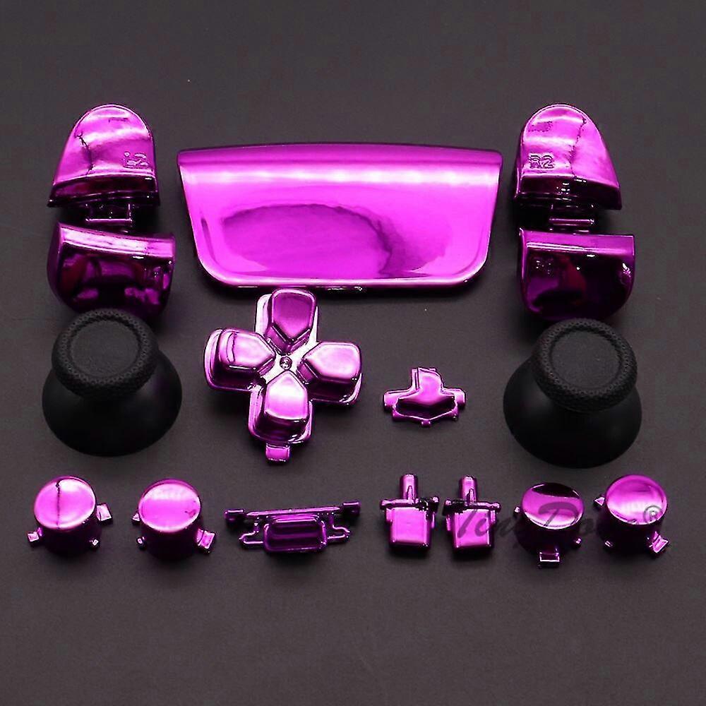 Replacement D-pad R1 L1 R2 L2 Trigger Buttons Share Options Button Set For Ps5 2.0 V2 020 Controller Conductive Rubber Pad