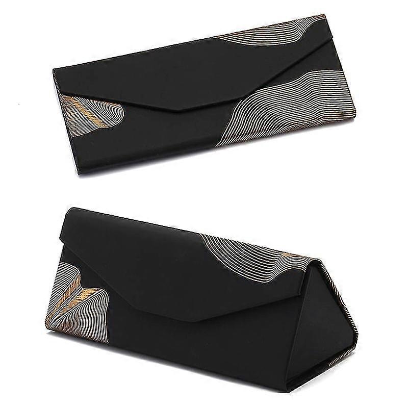 Annual Rings Fold Up Sunglasses Case Triangular Fold Up Glasses Case