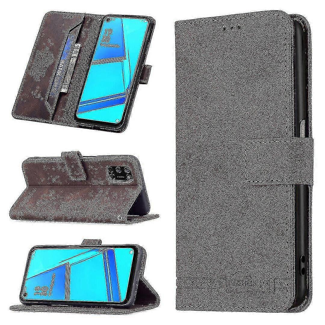 أوبو A72/a52/a92 حالة محفظة مع RFID حجب فتحة بطاقة الائتمان عرض شارع