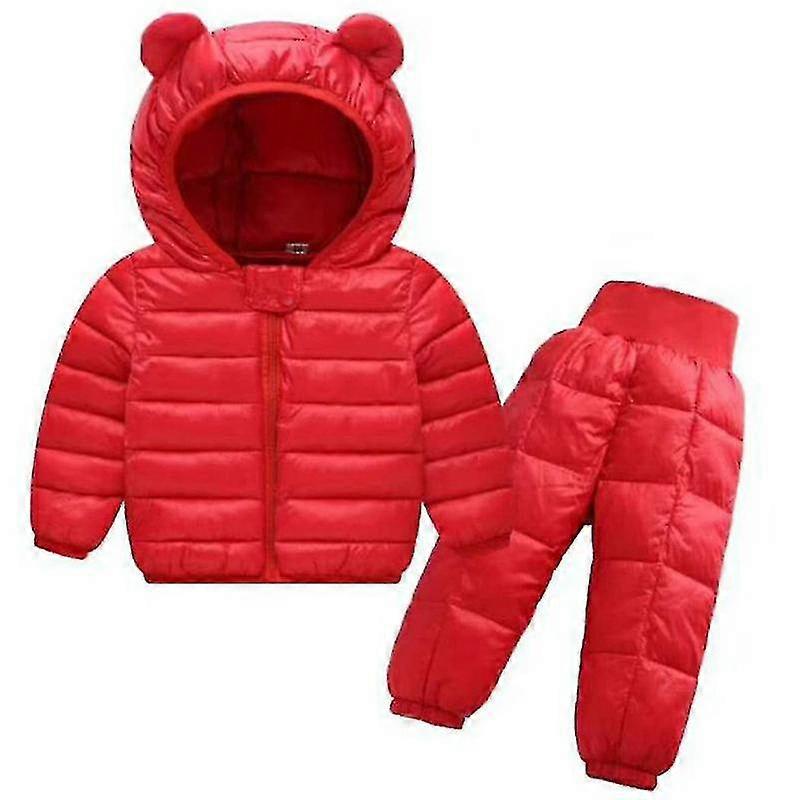 מעילי פוך חורף לילדים תינוקות בנים בנות, ז'קט מרופד בהיר ברדס דוב