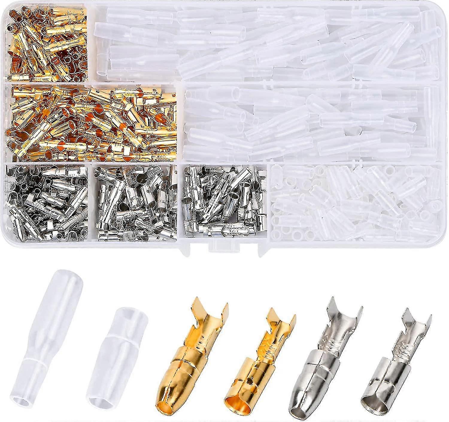 400 Pcs 4mm Bullet Terminal Connectors Kit