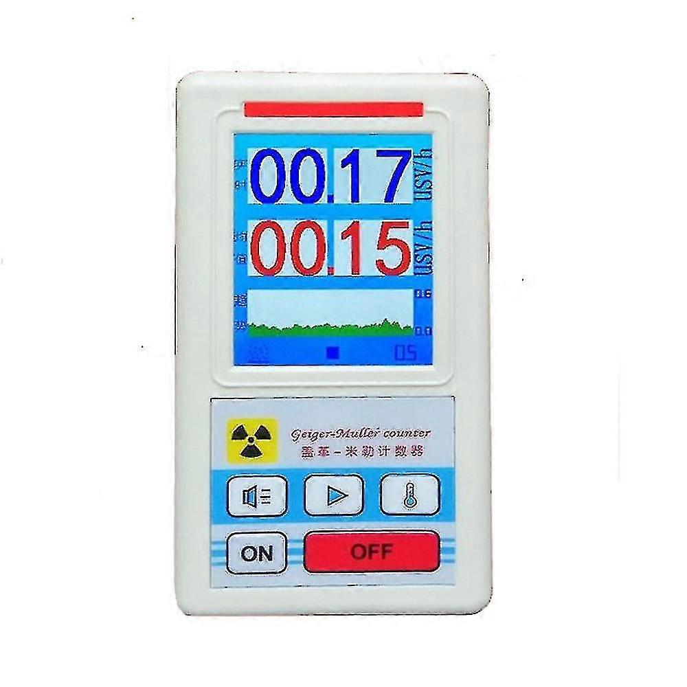Display Screen Geiger Counter nuklear stråling detektor personlige dosimeter marmordetektorer Beta Gamma X-ray