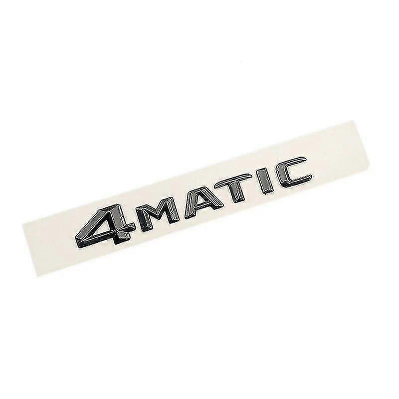 Genuine Mercedes-Benz 4MATIC Emblem Badge - Chrome Trunk Symbol OEM