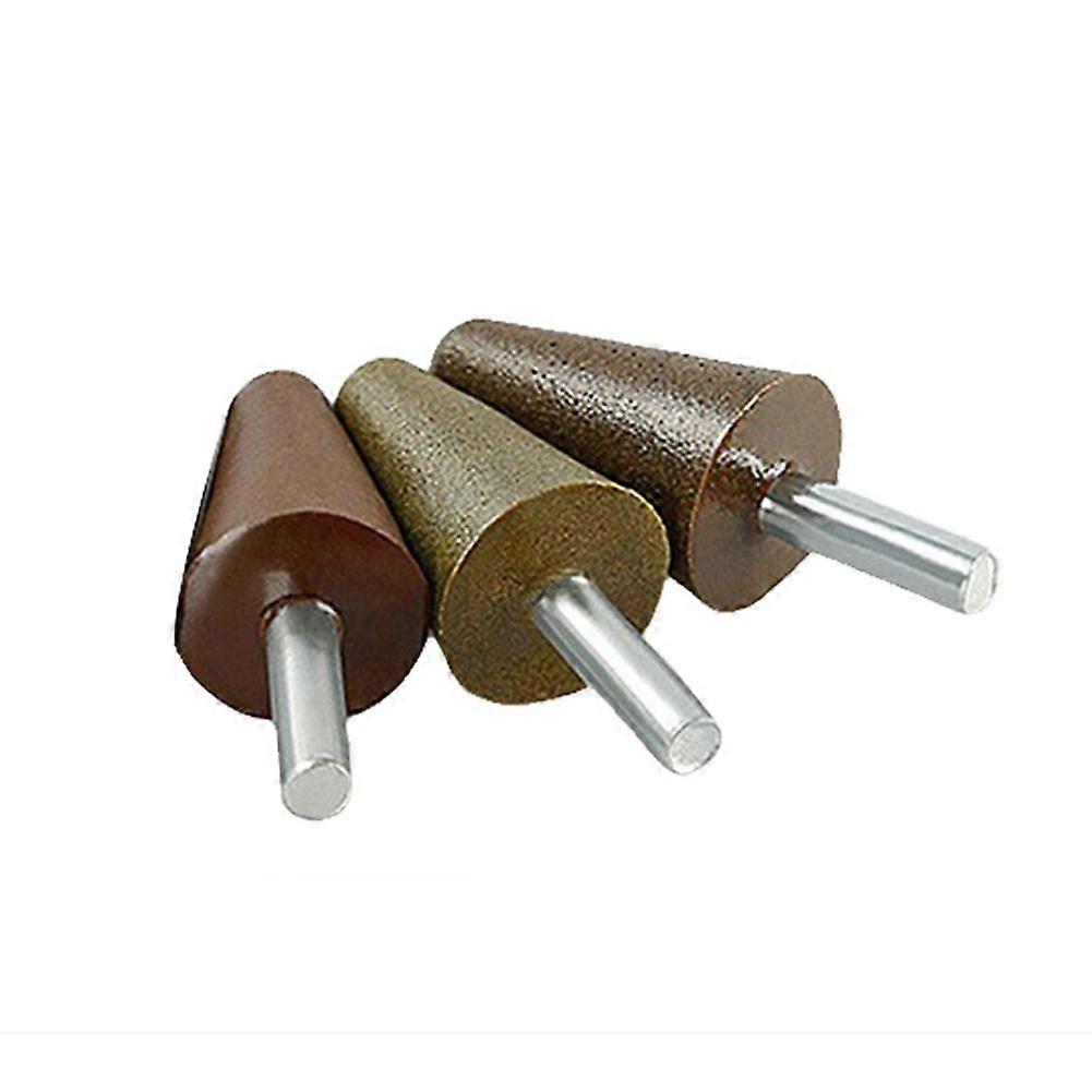 Grinding Head Grinding Wheel 3Pcs 50# 100# 200# 50*40mm Emery+Silicon Carbide For 100 Type Angle Grinder For Chamfering/grinding