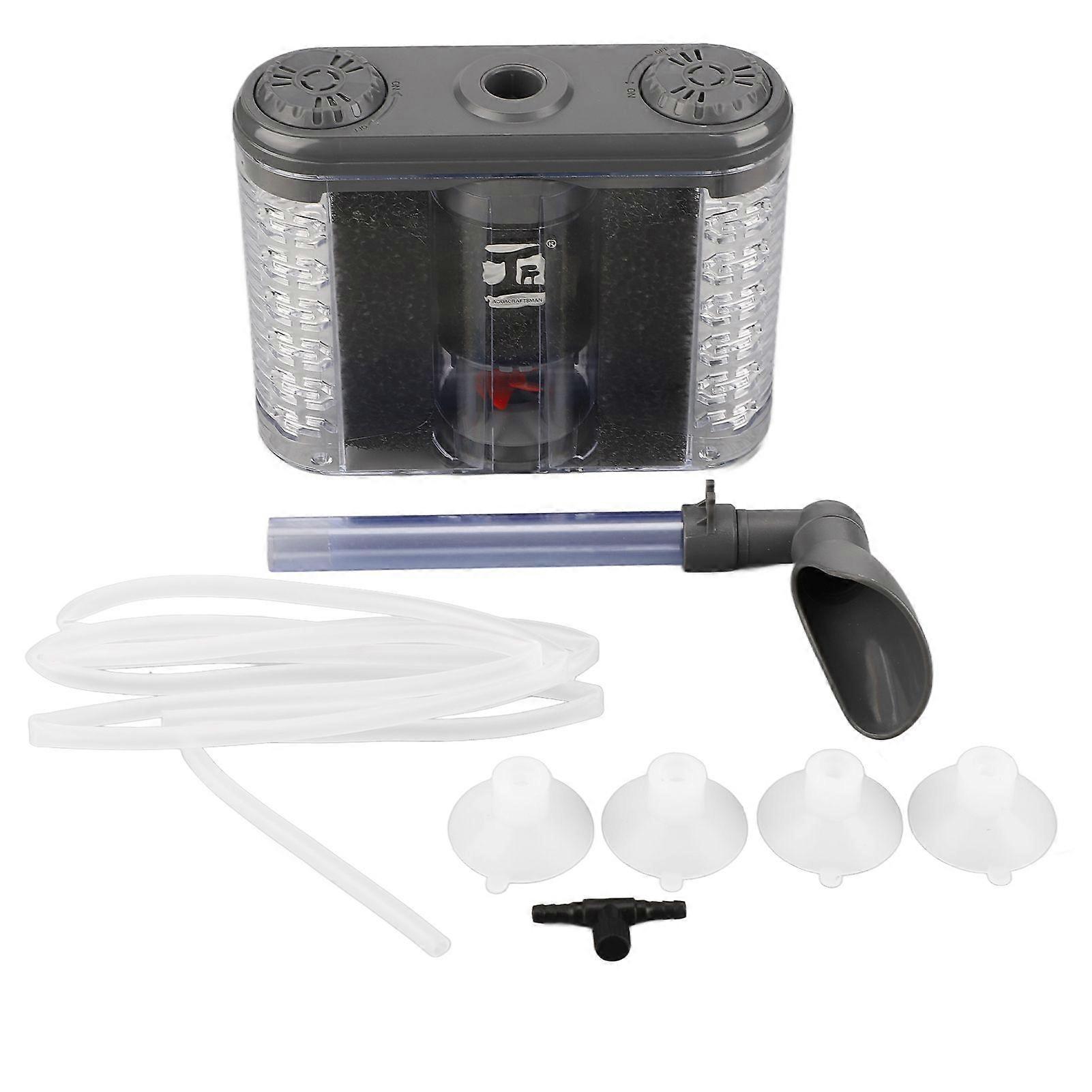 Sponge Aquarium Filter Quiet Poop Cleaning Oxygenating Bacteria Cultivation Double Sponge Fish Tank Filter