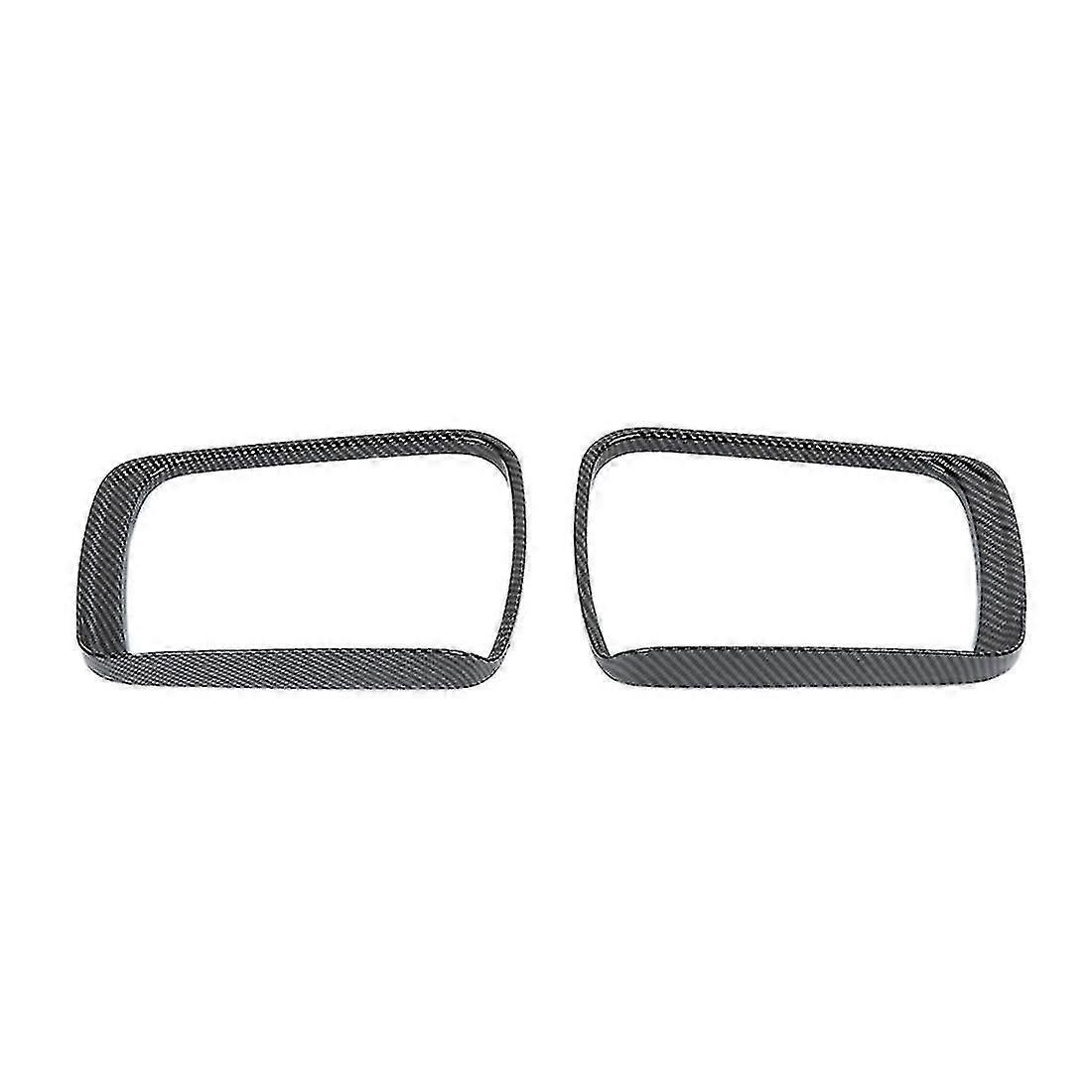 Car Rearview Mirror Rain Eyebrow For Dodge Ram 2018-2022,carbon Fiber