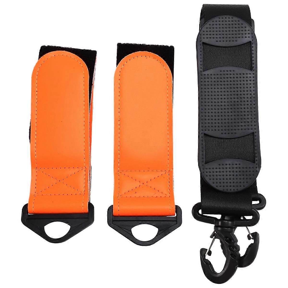 Adjustable Snowboard and Ski Pole Straps, Portable Snowboard Straps, Nylon Ski Accessories for Men and Women.
