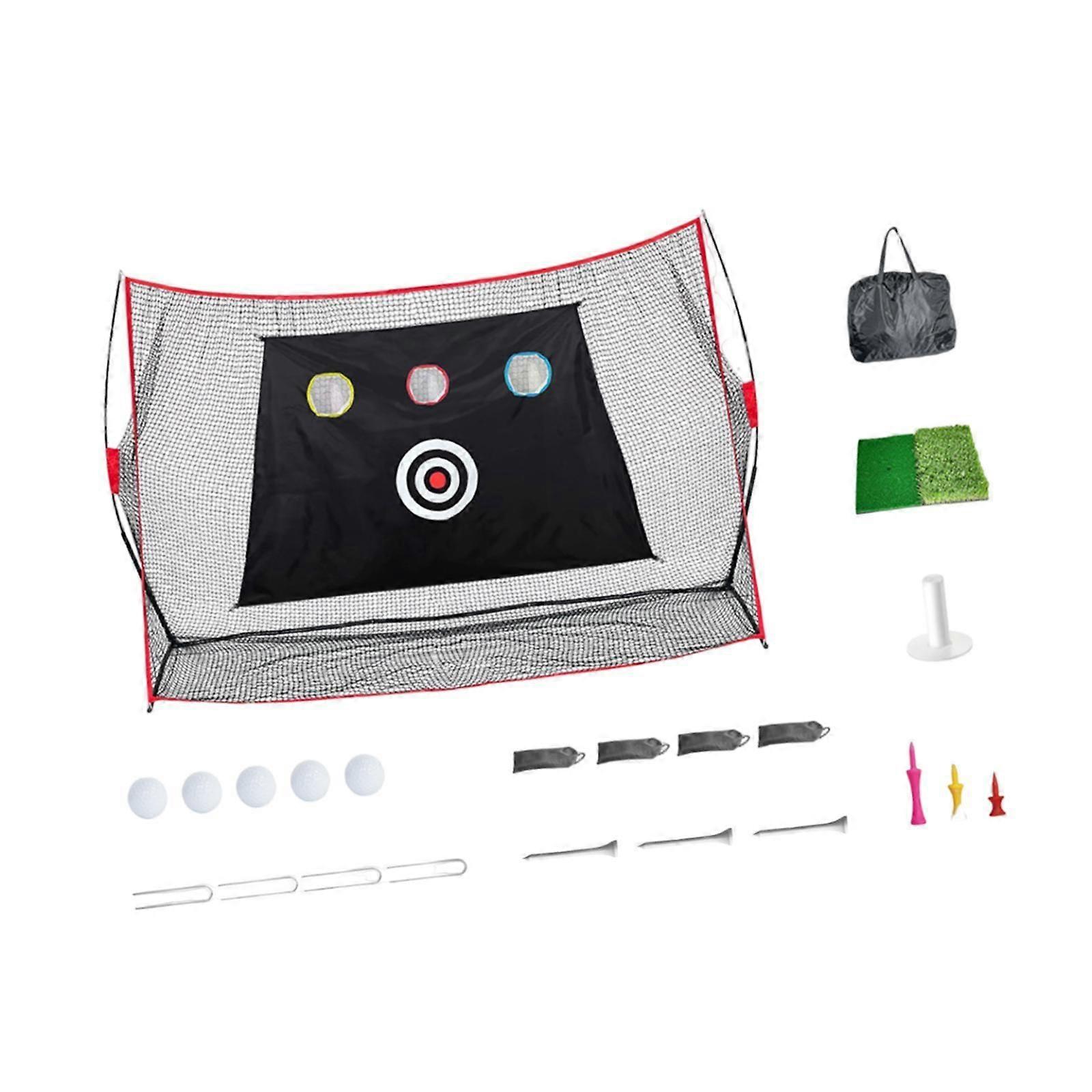 Golf Practice Net Portable Golf Hitting Net for Backyard Driving Home Indoor