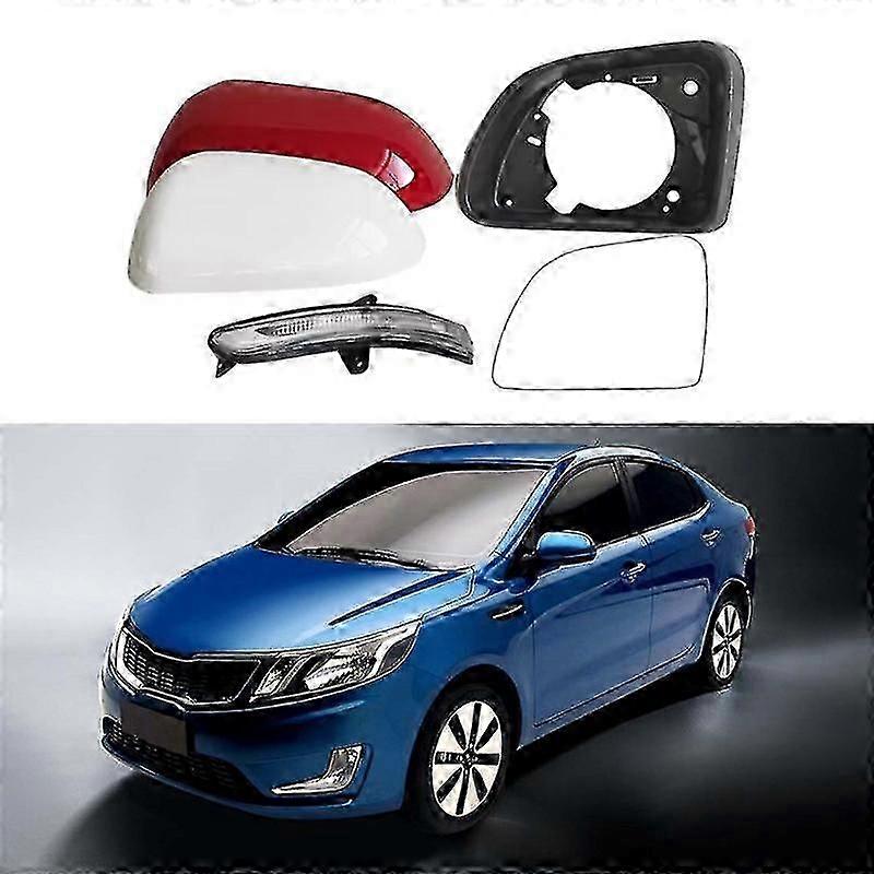 Applicable To 17-19 Kia K2/kx Cross Rearview Mirror Shell Rearview Mirror Cover Lens Turn Light