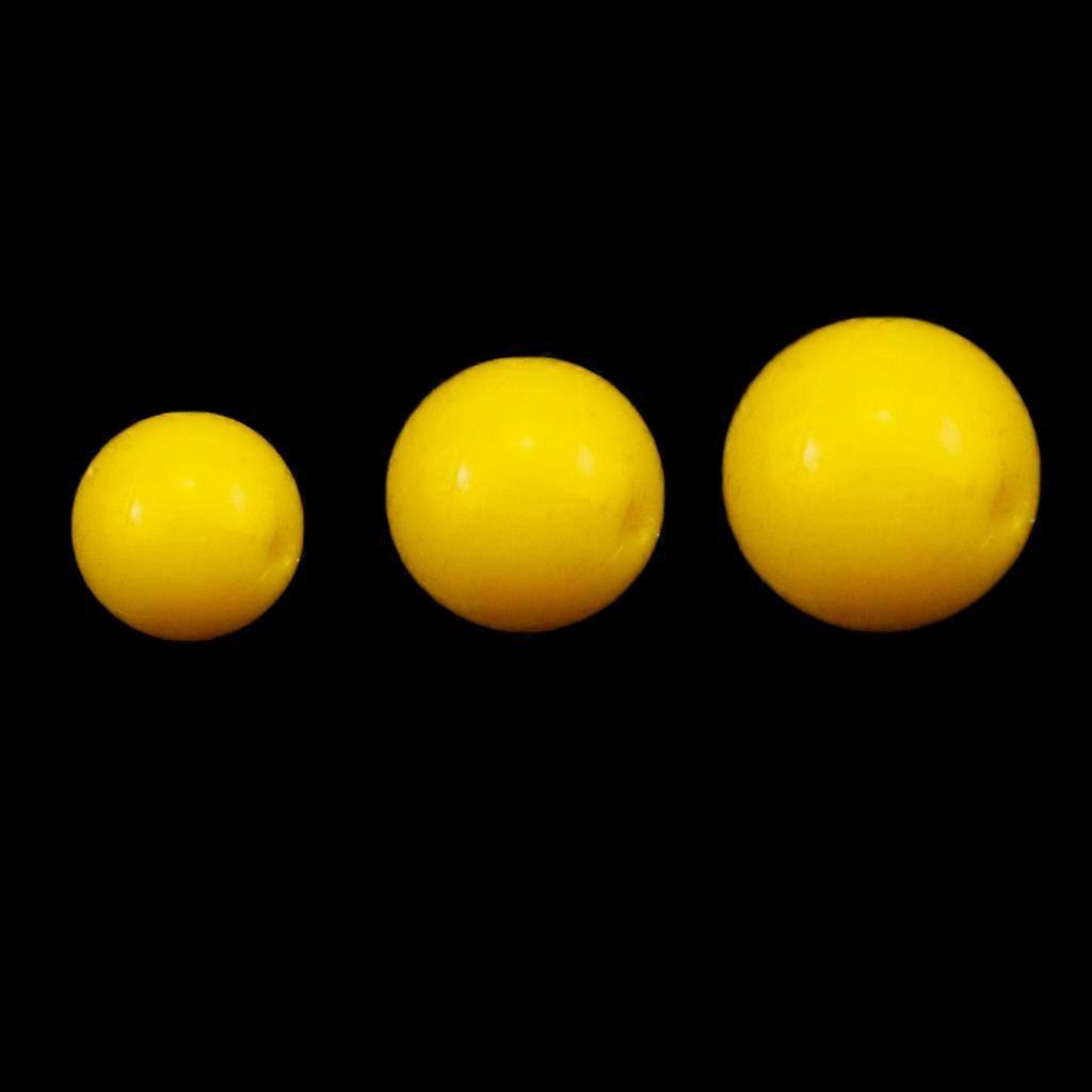 100 Pieces Fishing Soft Sweet Corn Flavored Baits Buoyancy Balls Yellow L