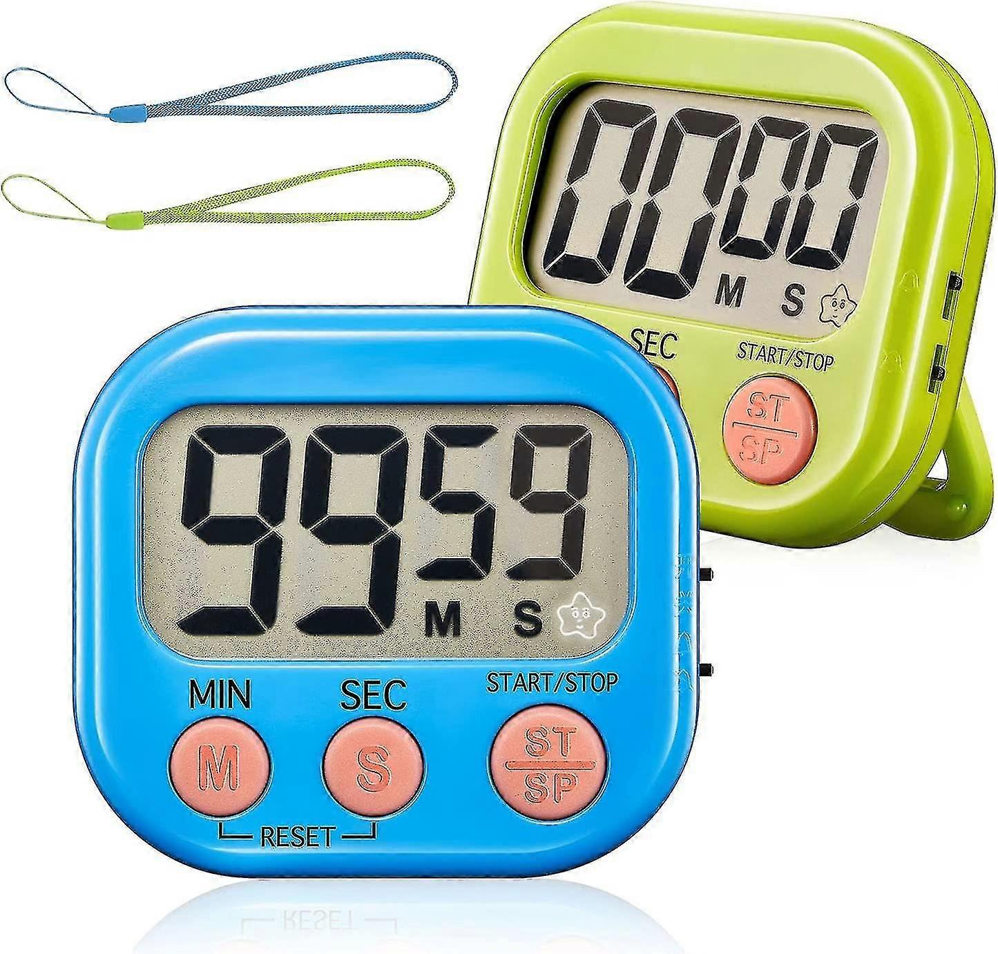 Timers,classroom Timer For Kids ,kitchen Timer For Cooking,egg Timer,magnetic Digital Timer For Teacher,study,exercise,oven,cook,baking,desk - 2 Pa