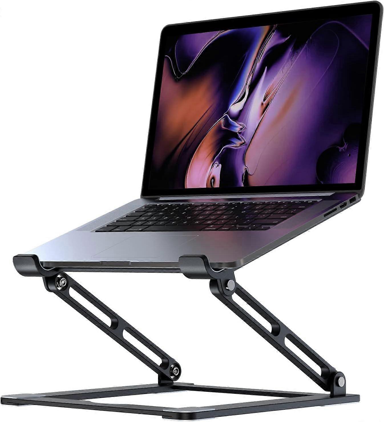 Laptop Stand for Desk, Adjustable Laptop Stand Holder Portable Laptop Riser with Multi-Angle Height Adjustable Computer Stand for MacBook Air/Pro and 