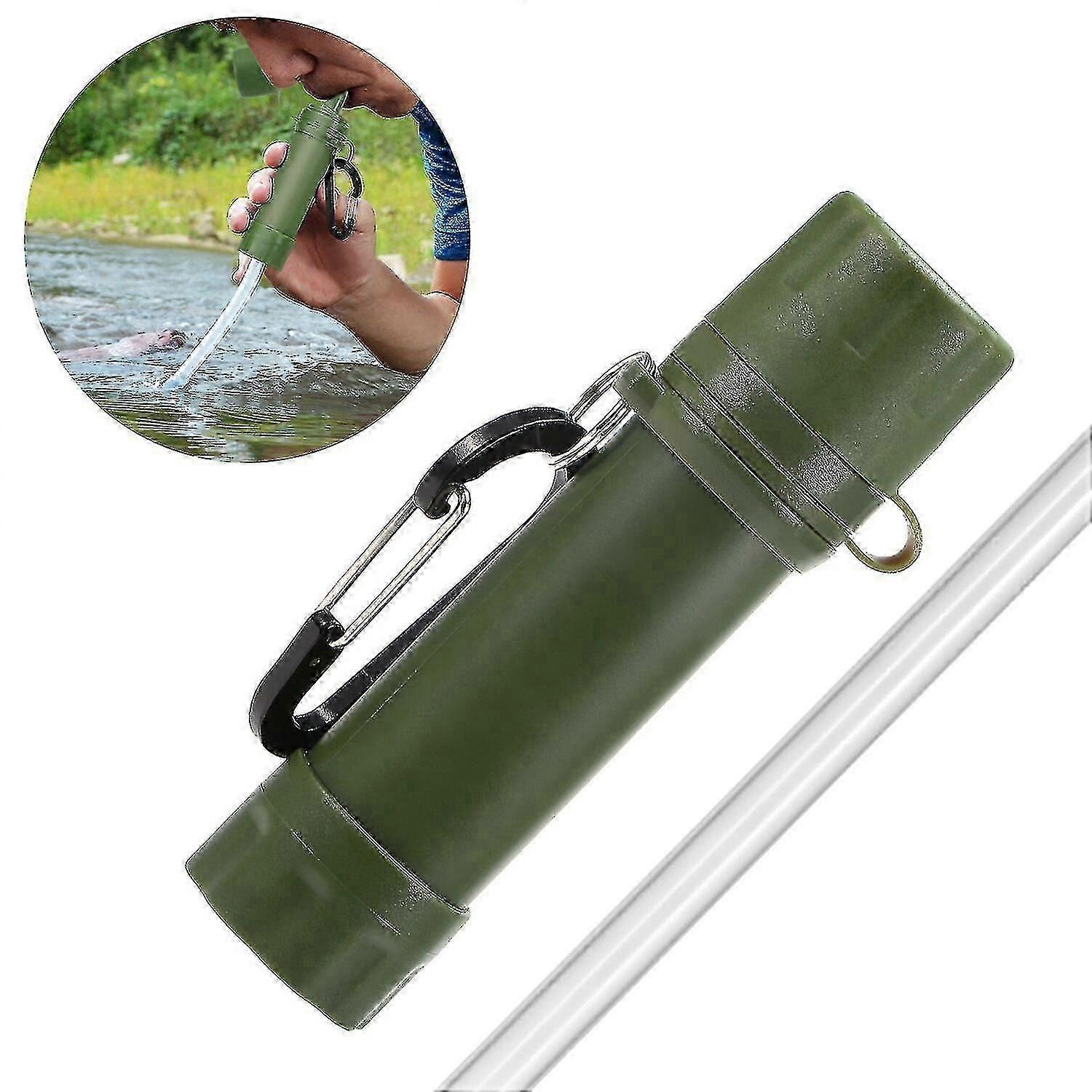Portable Water Filter Straw, Emergency Camping Survival Tool, 5000 Liters Filtration