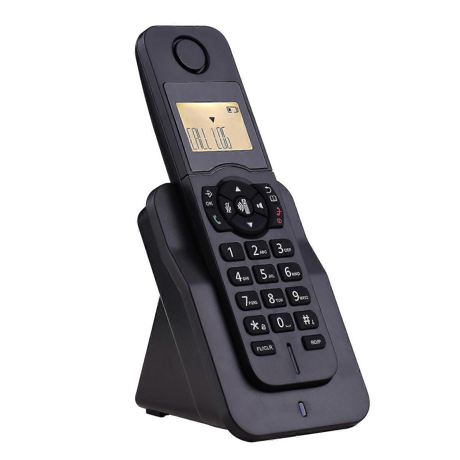 Bisofice Expandable Cordless Phone Telephone with LCD Display Caller ID 50 Phone Book Memories Hands