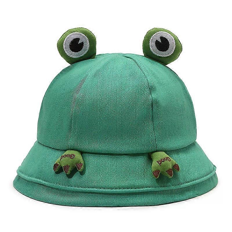 Cute Frog Shape Bucket Hat for  and Women