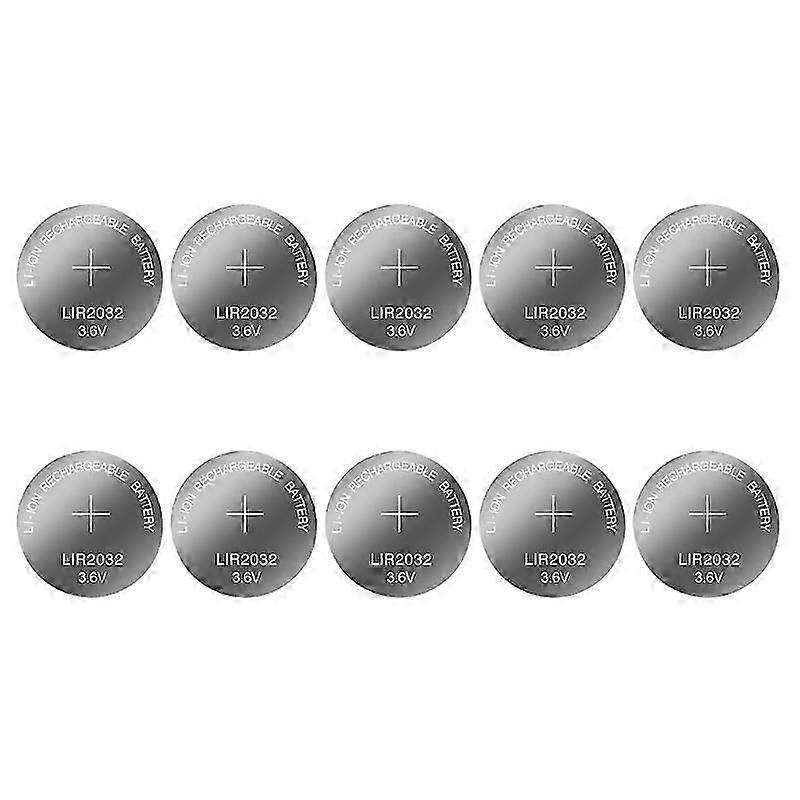 Set of 5/10/15/20/25/30pcs 3.6V 40mAh LIR2032 Batteries LIR 2032 Button Cell