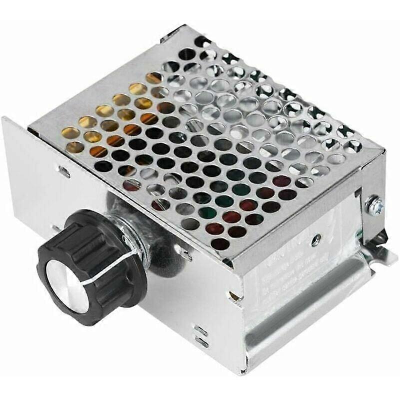 Dimmer for 220V Motor, 4000W AC Voltage Regulator, Speed Controller for Electric Motor Dimmer, Adjustable Voltage Range from 10v to 220v