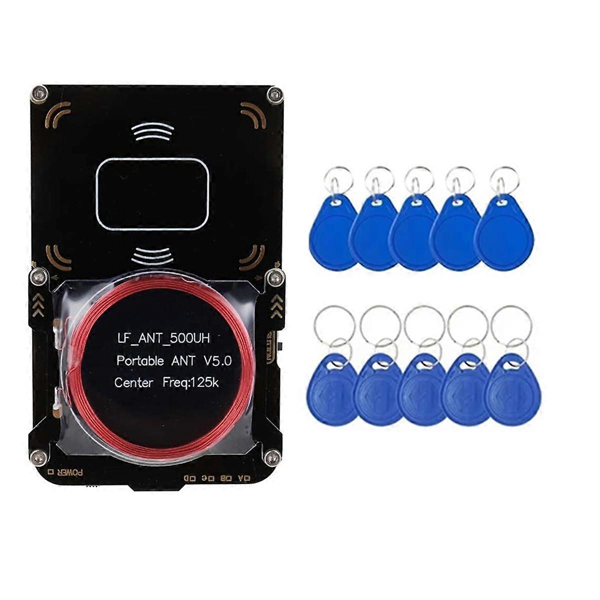 Proxmark3 RFID-Kartenleser + 5XT5577/CUID Schlüsselanhänger IC/ID-Schlüsselschreiber RFID-Duplizierer NFC 5.0 Smart Chip Kopierer Programmierer
