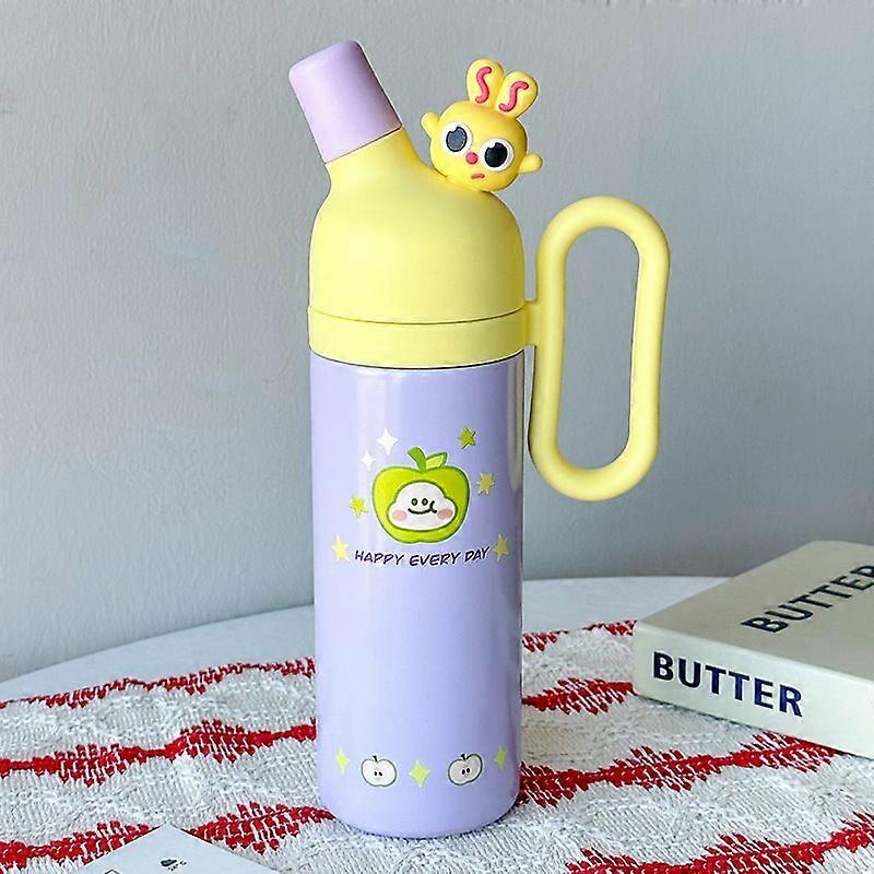 27oz Insulated Water Bottle,Stainless Steel Sports Water Bottles With Handle-Yellow