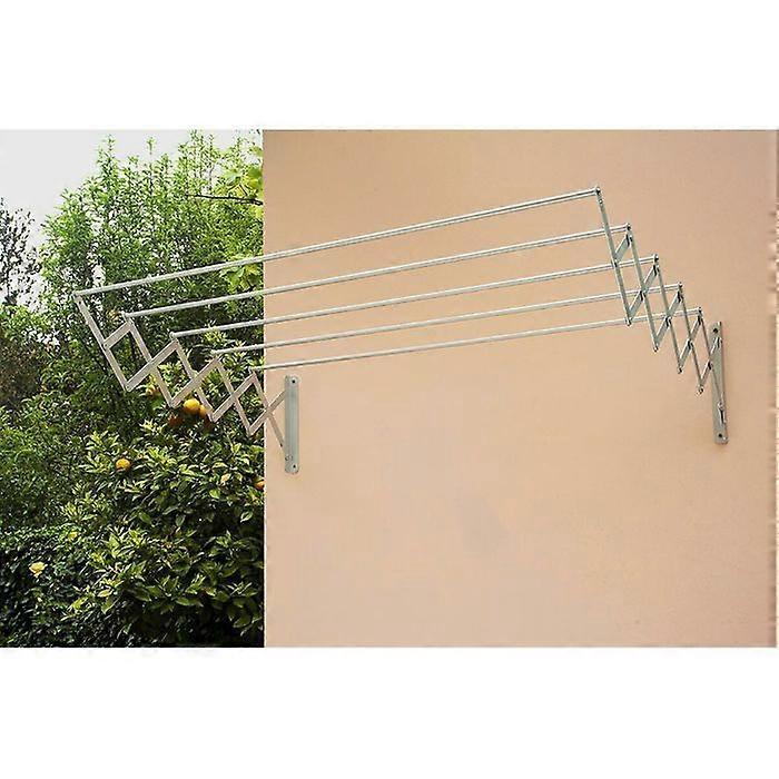 Retractable clothesline - BigBuy Home - Aluminium - Expandable - Rust-resistant - 5 lines