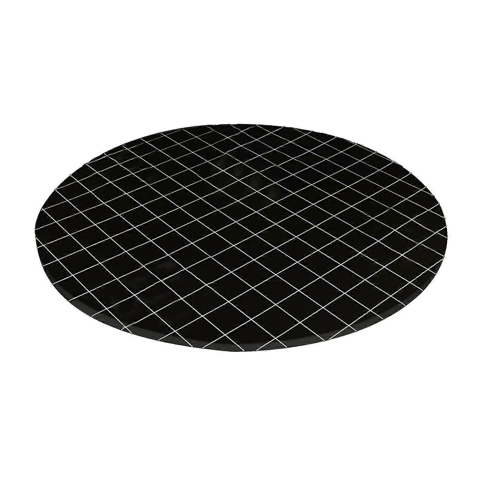 Round Fitted Polyester Tablecloth, Elastic Edged Tablecloth, Waterproof Wipeable