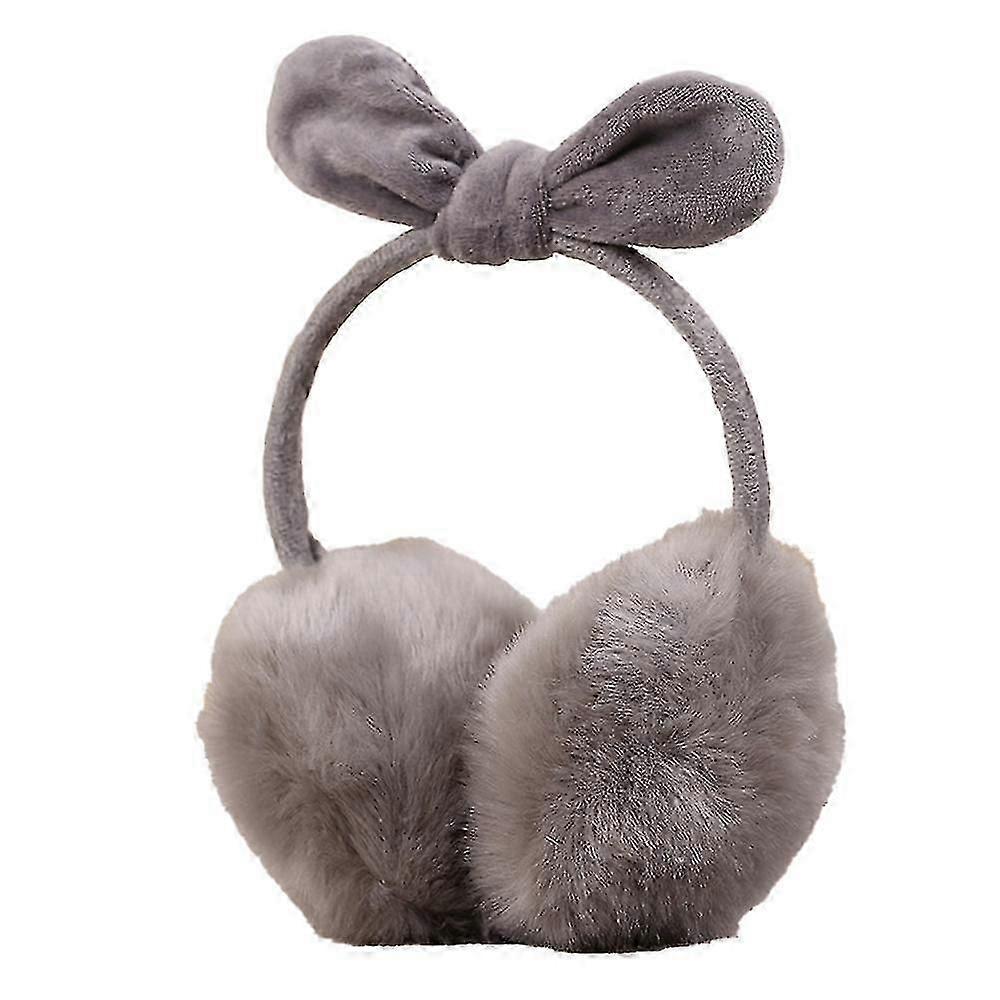 Bow-tie Design Earmuffs Rabbit Ears Warm Winter Earmuffs