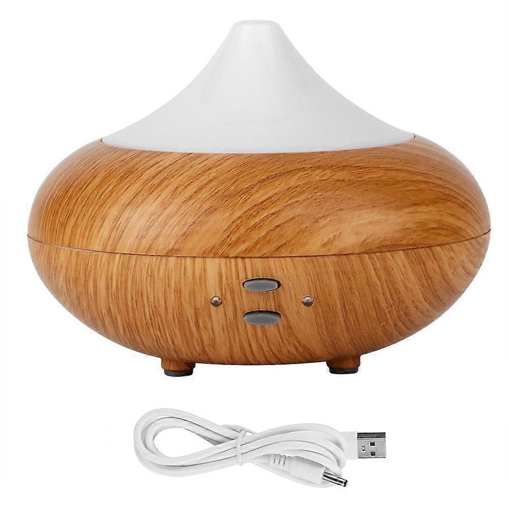 in 1 Function Portable LED Air Humidifier Aroma Diffuser for Home Office (Light Wood Grain)