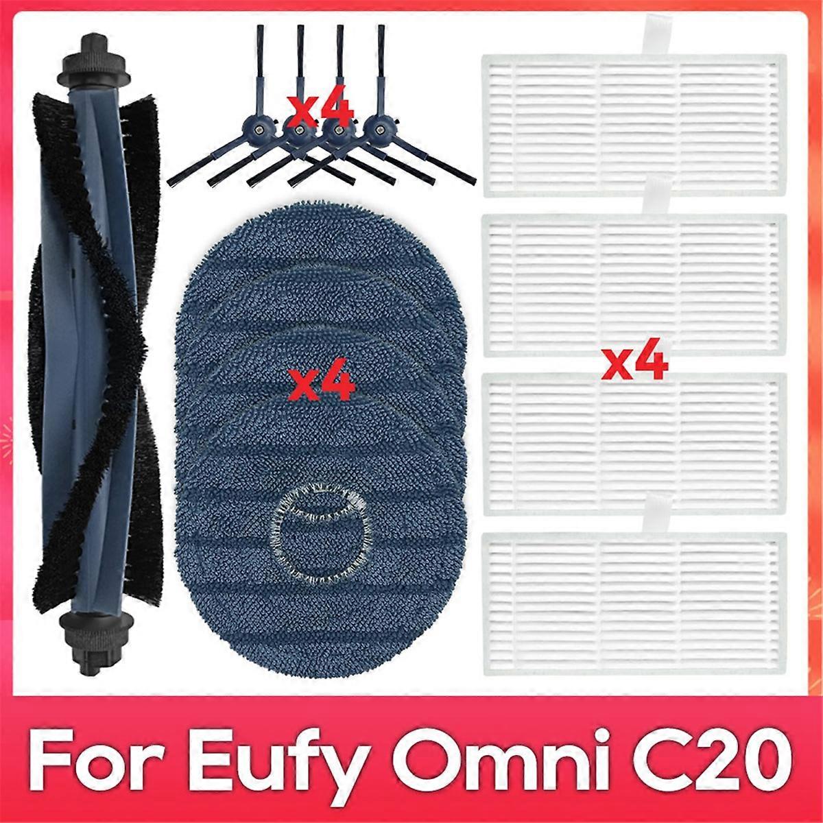 For Omni C20 Robot Vacuum Cleaner Spare Parts Main Side Brush
