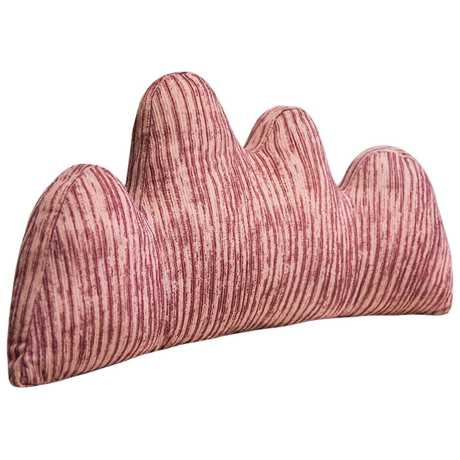 Backrest-Shape Plushes Pillow Soft Stuffed Cushions for Couch Bed Car Decorative Throw Pillow pinka