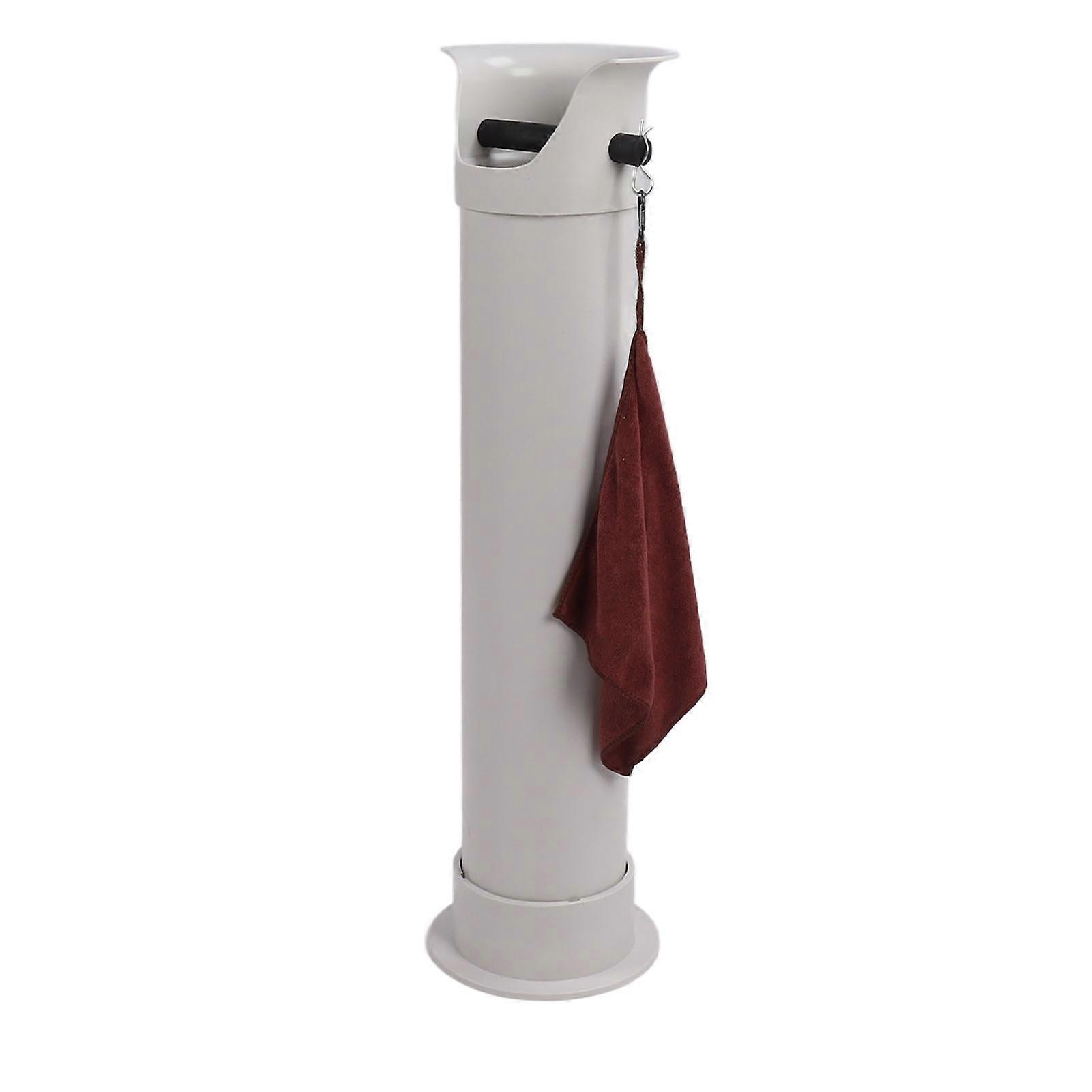 Large Capacity Floor Standing Coffee Grounds Bin 33.7in White