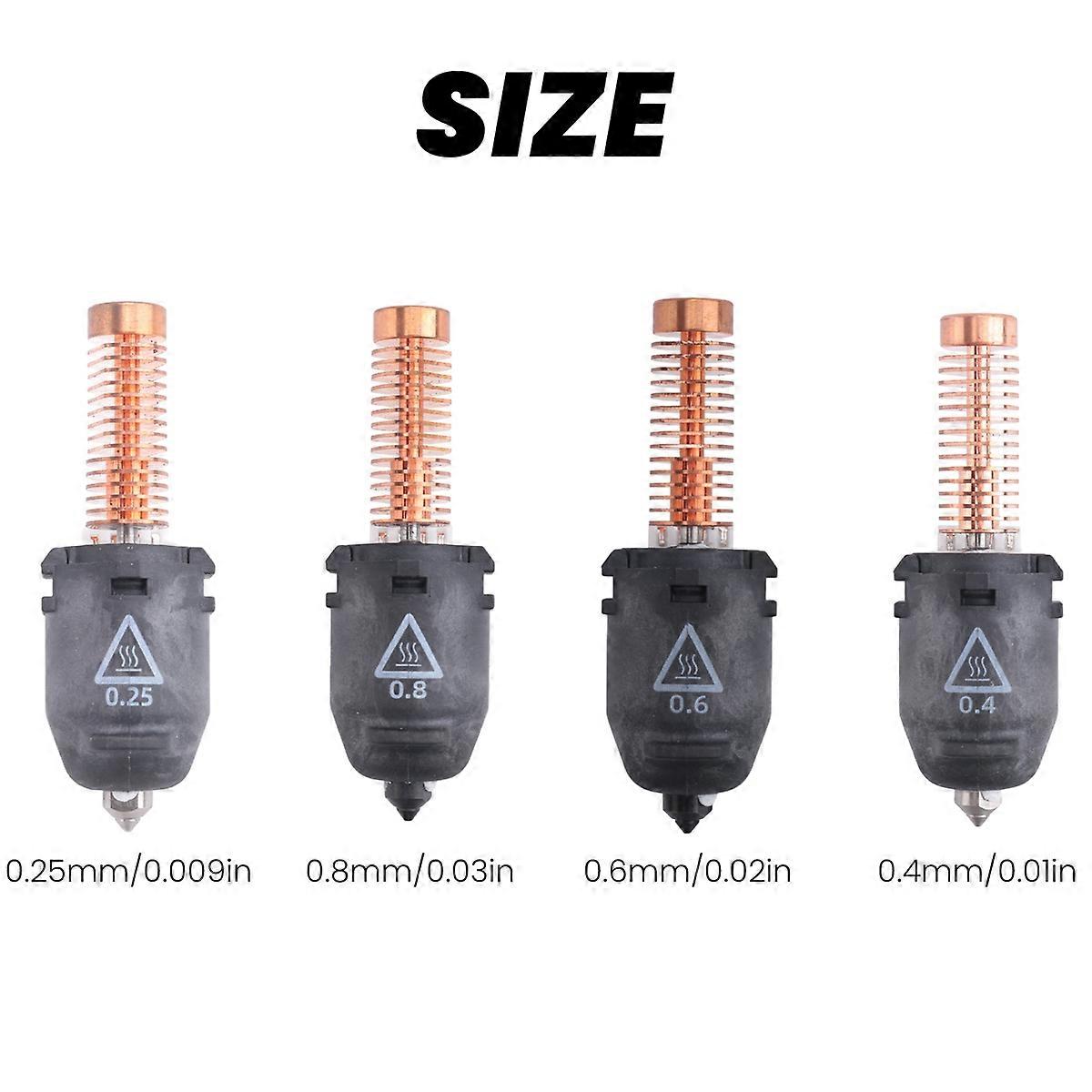 For AD5M/AD5M Pro Printer Series Nozzle 0.25mm High Speed Nozzles