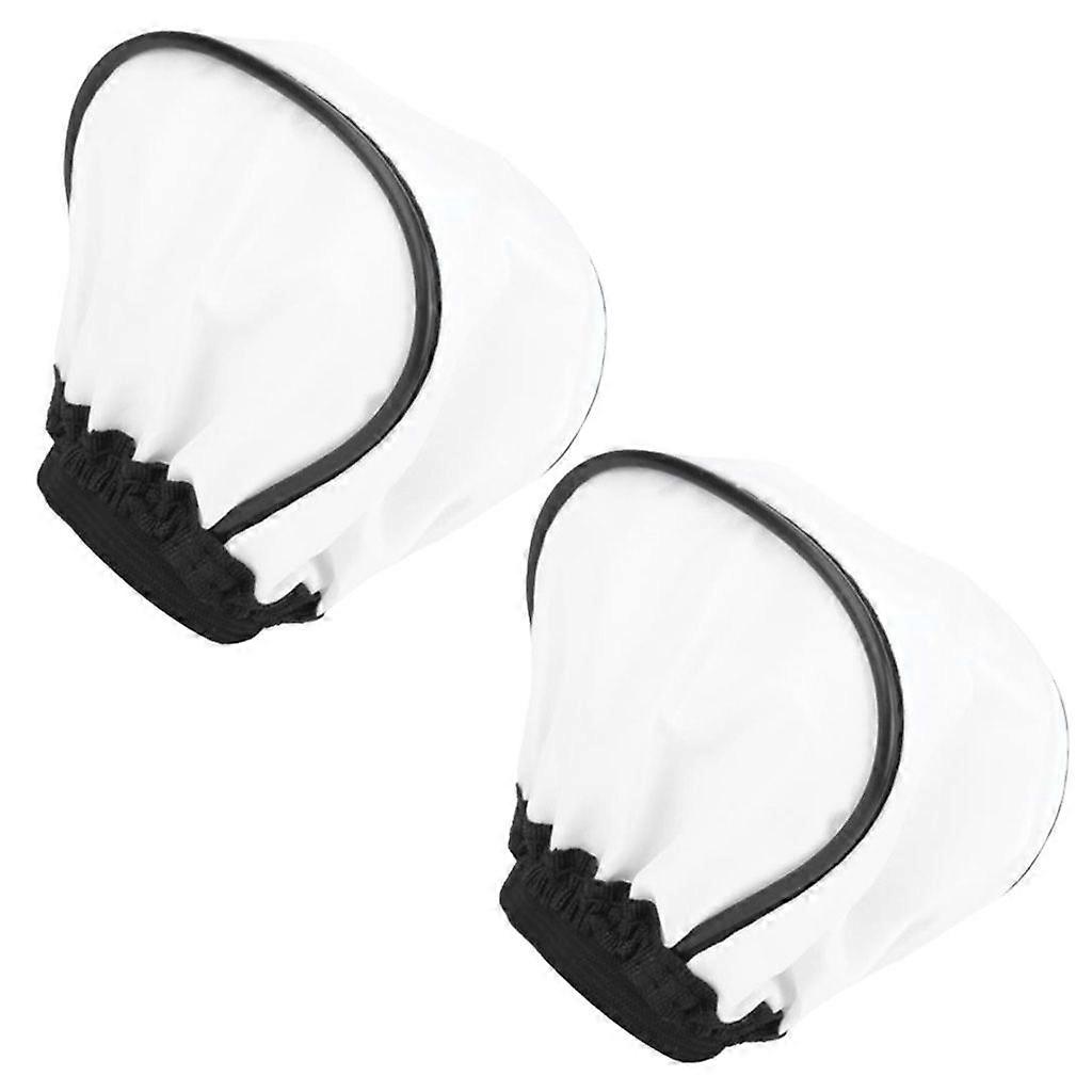 2 Pieces Round Soft Box Shooting Flash Diffuser SoftBox for DSLR Speedlights