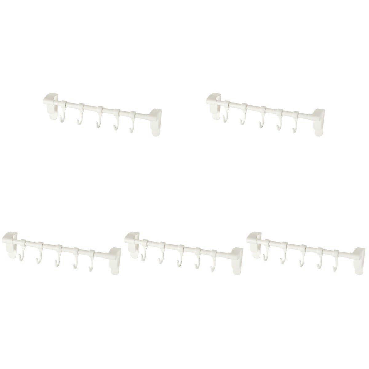 5 Pack Space Saving Kitchen Rack Utensil for Kitchen Bathroom