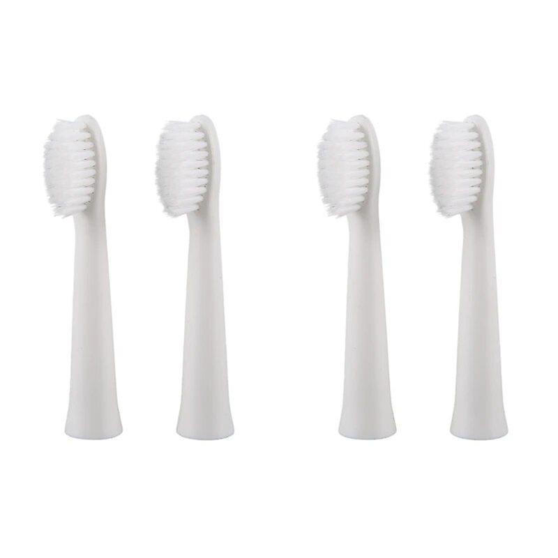 Replacement Brush Heads For Panasonic EW0972 Toothbrush, White, 4 Count
