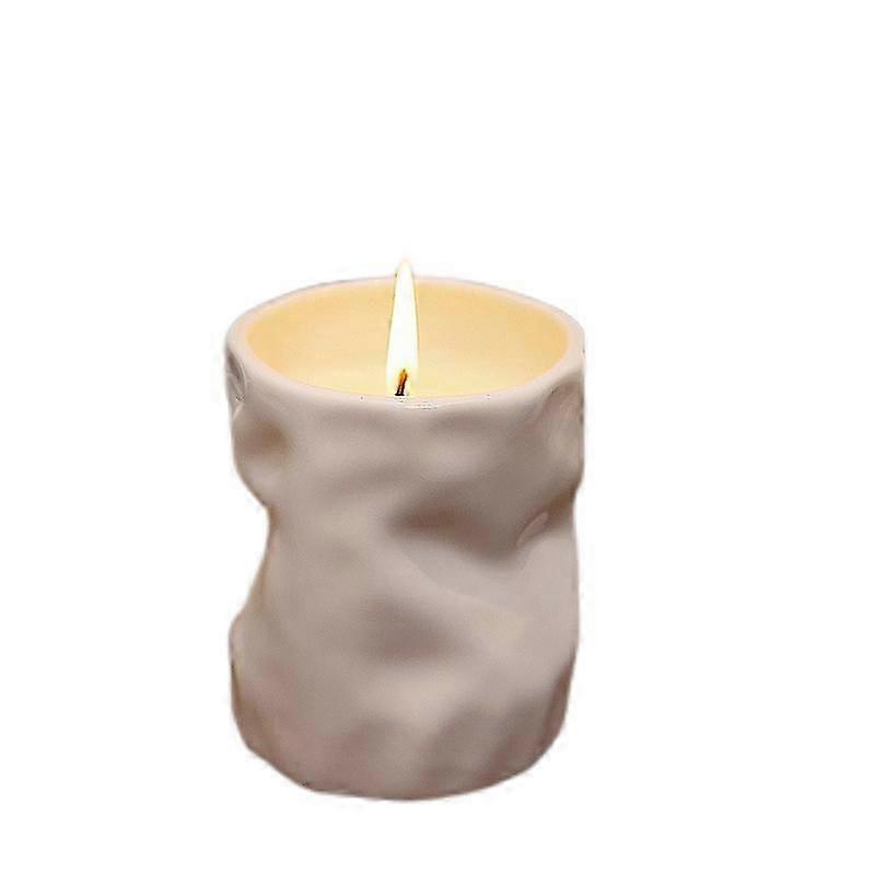 Hand held ceramic cup, aromatherapy candle cup, birthday gift