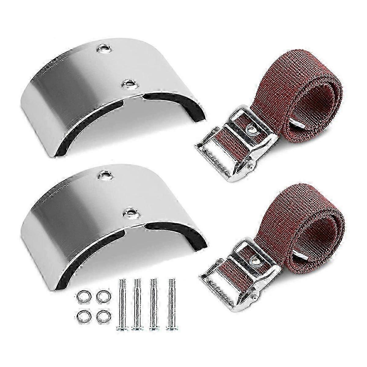 Stilts Comfort Straps Kit, Universal Drywall Stilt Straps and Foot Rest, Stilts Leg Band Replacemen Edition a