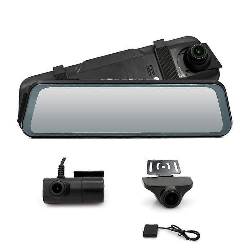 Auto HD WIFI Interconnected Triple Camera Driving Recorder