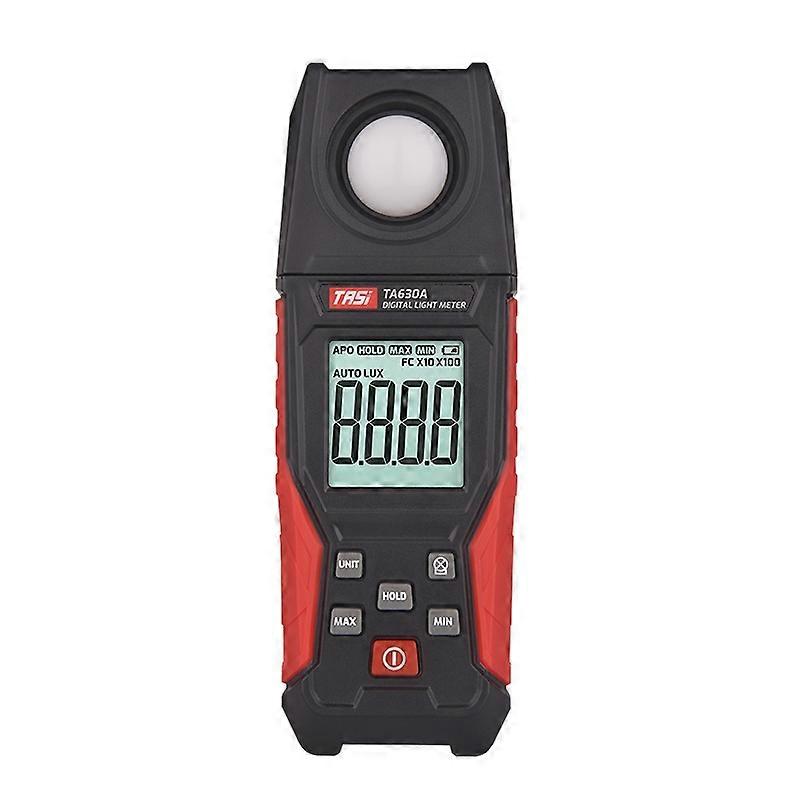 (New) Digital Light Meter Illuminance Lux Meter Backlight LCD Display 0.1-200000LUX/0.01-20000FC Light Sensor Tester TA630A