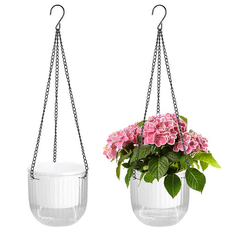 Plant Hanger Pots with Flat Bottom for Desktop Use