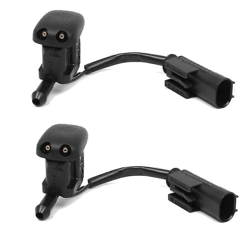 1 Pair New Windshield Heated Washer Sprayer Nozzle Jet 61668361039 for - 5 Series E39 1997-2003 525