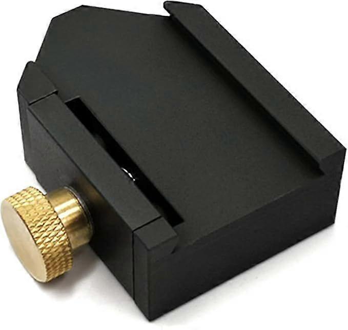 Measuring Tool - Woodworking Positioning Block - Stop Block for Most Types of Carpentry Rulers - Portable Stop Block - Steel Ruler - Measuring Tool