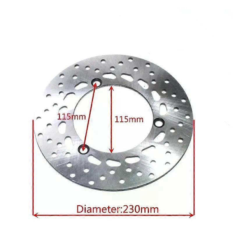 con 230MM 3 fori moto anteriore e posteriore rotori freno per YAMAHA NMAX125 NMAX155 N-MAX155 2017-2024 parti di ricambio del disco freno