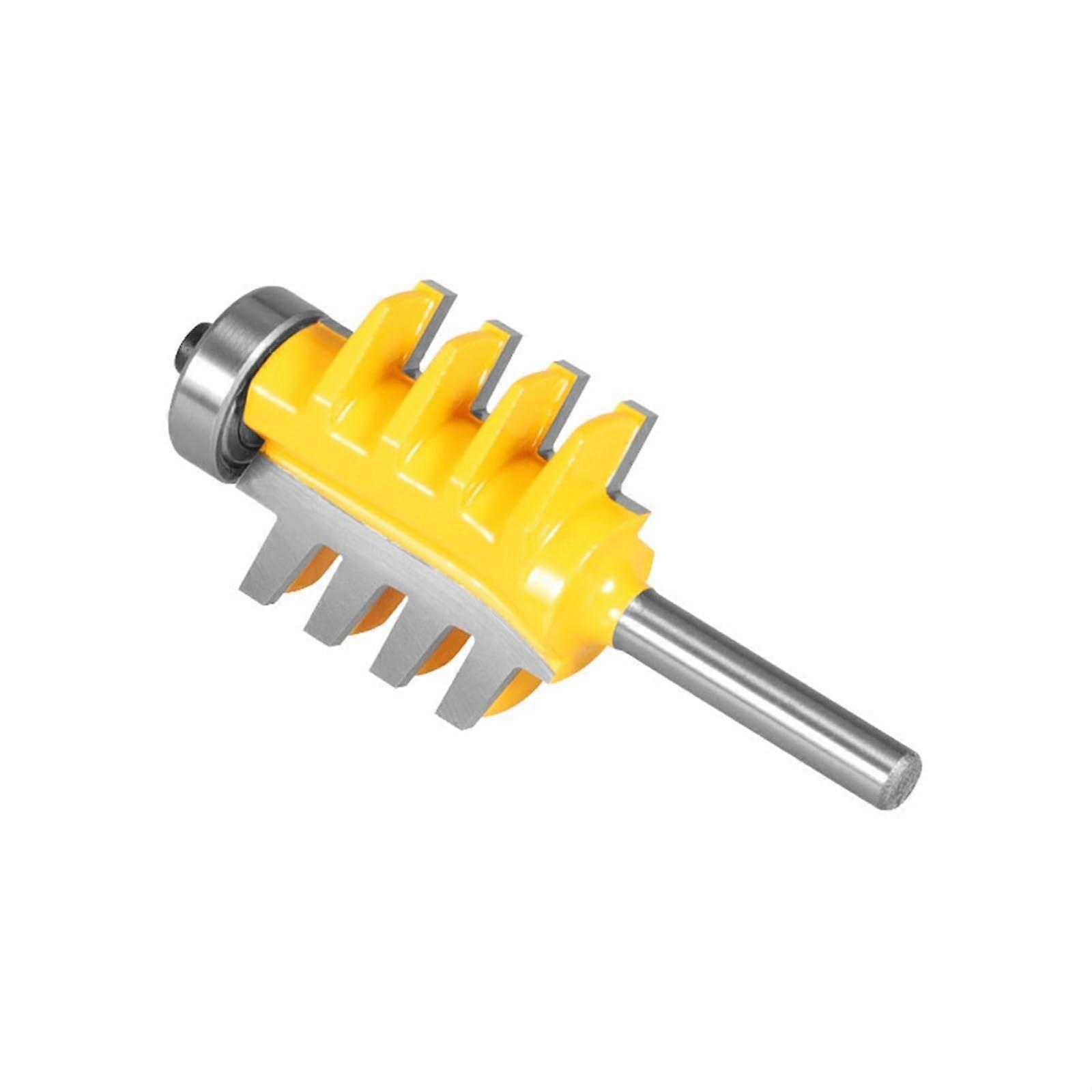 1pcs Joint Bit Router Bit Alloy Tungsten Carbide Cutters Woodworking Milling Cutter for Wood Bit Face Mill End Mill Tools(6.35x34.9x38.1)