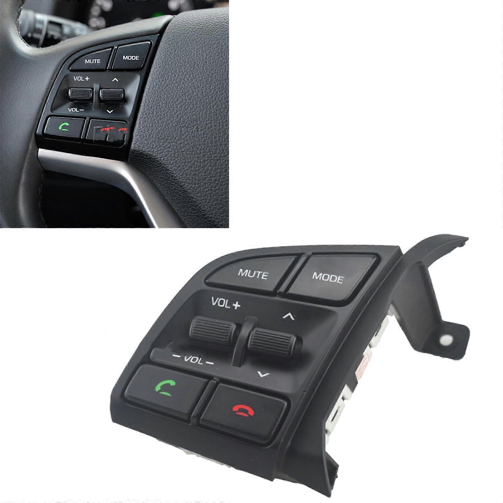 Steering Wheel Cruise Control Button Switches Remote Compatible with Hyundai Tucson 2015-2019 96710D3500